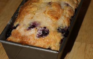 Whole Grain Lemon-Blueberry Tea Cake